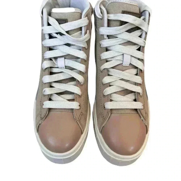 Women's NWOT Fenty PUMA Mayze Mid Safari Casual Shoes Sneakers Beige Size 6 - Picture 3 of 8
